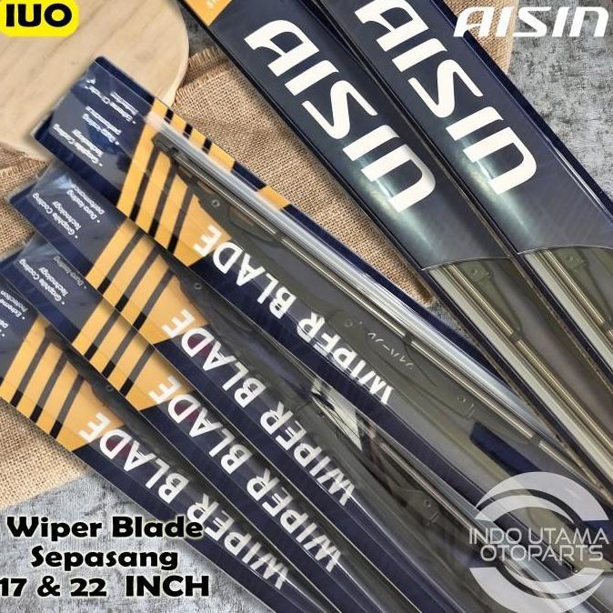 Wiper Mobil Calya Sigra AISIN Sepasang 17-22" ORIGINAL