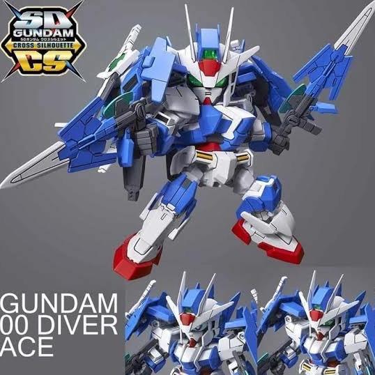 Bandai SD sdcs cross silhouette Gundam 00 oo diver Ace