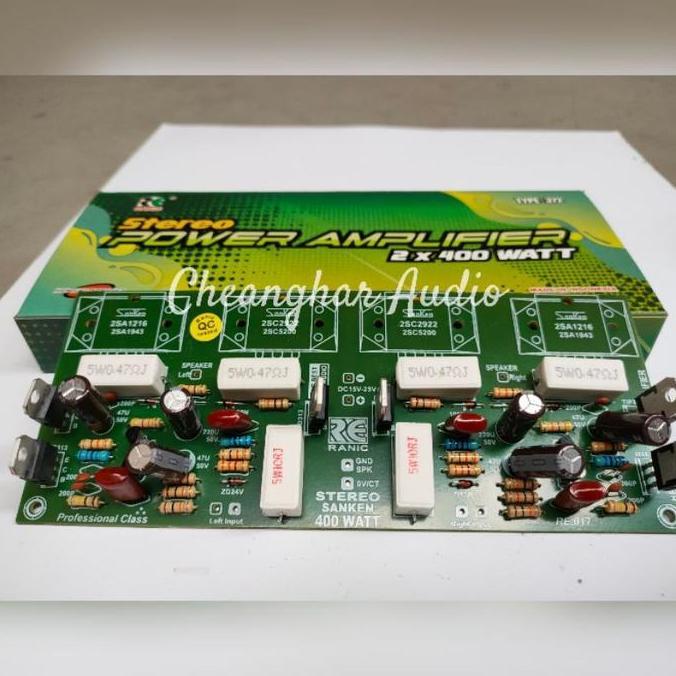 Kit Driver Power Amplifier Sanken Stereo Safari 2X400 Watt