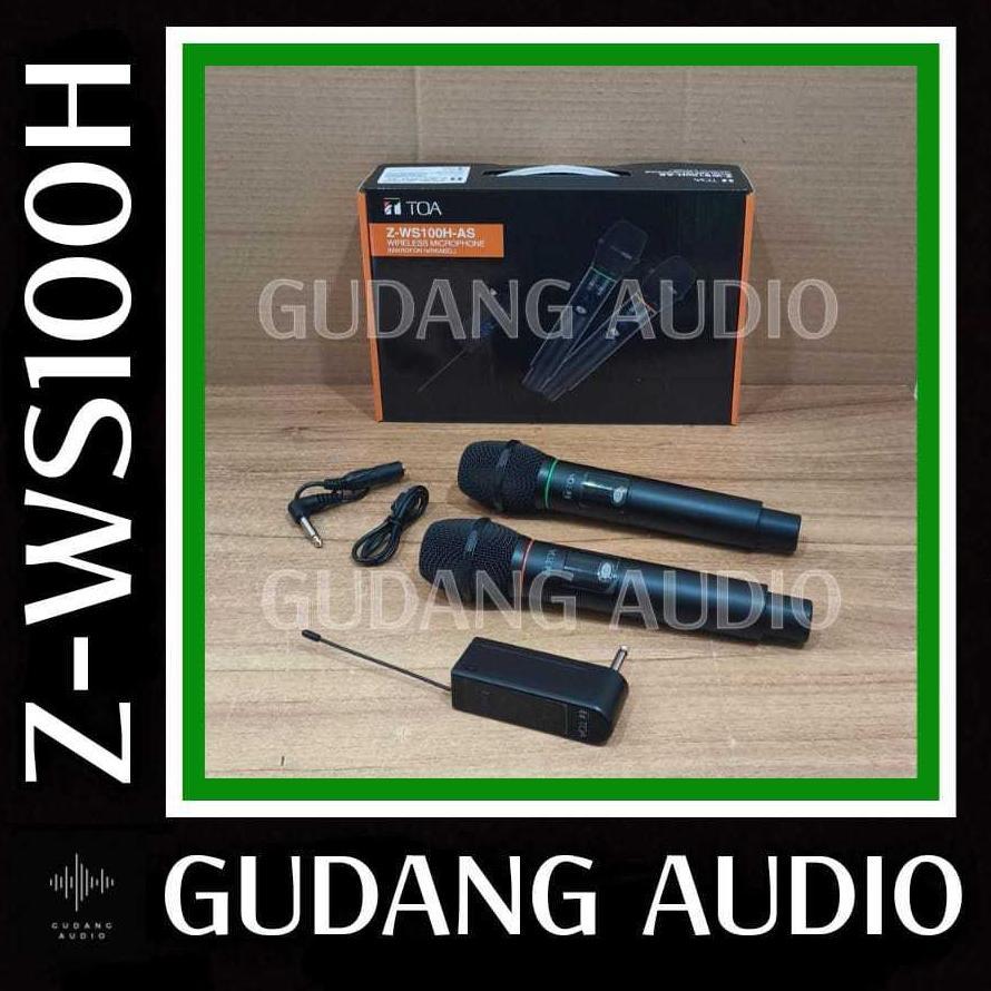 Terbatas MICROPHONE WIRELESS TOA Z-WS100H Z WS 100 MIKROFON WIRELESS GENGGAM TOA Limited Edition