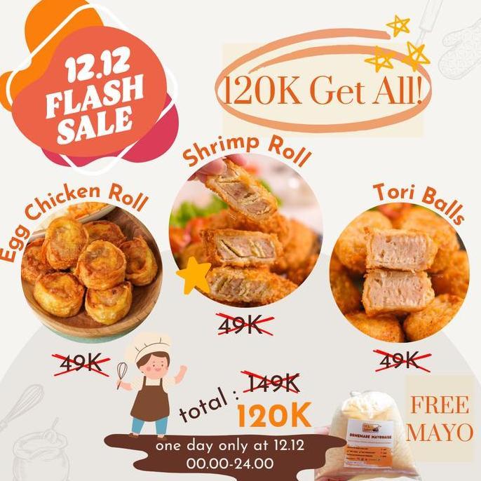 Promo 12.12 Paket 120K Roku Bento Bandung Nugget Frozen Food ALU