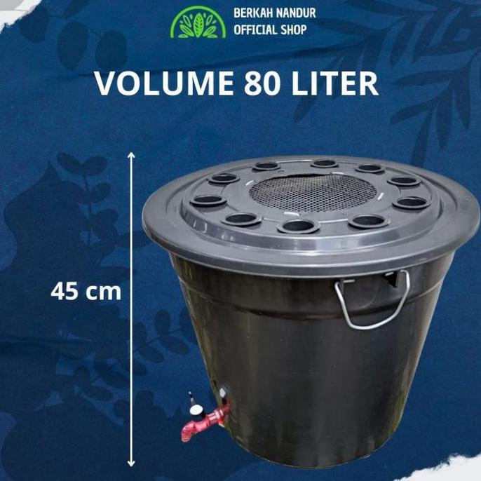 Paket Ember Budidaya Lele dalam Ember 80 Liter TEB