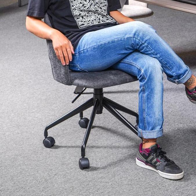 Promo Informa Nara Kursi Kantor Tempat Duduk Kerja Dengan Roda Office Chair Kursi Staff Karyawan Fur