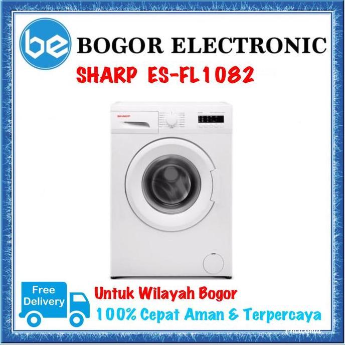 NEW SHARP MESIN CUCI FRONT LOADING - 8KG | ESFL1082 | ES-FL1082 | 1 TABUNG