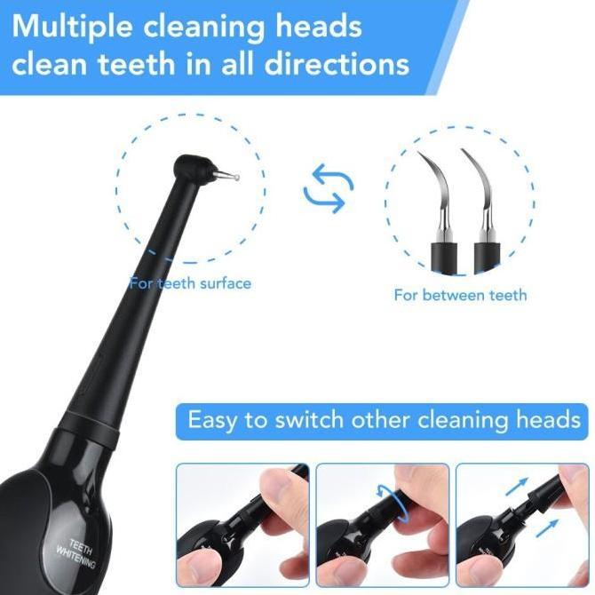 Alat Pembersih Plak Karang Gigi Elektrik Original