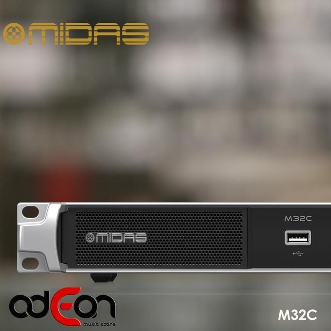 MIDAS M32C M32 C DIGITAL RACK MIXER FOR INSTALLED AND LIVE SOUND ORIGINAL DAN TERPERCAYA