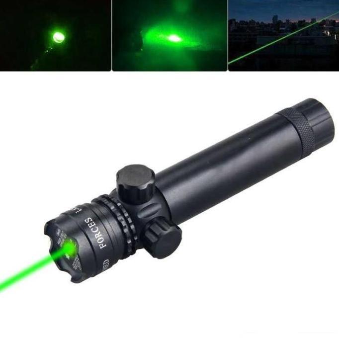SENTER LASER JARAK JAUH HIJAU GREEN WITH MOUNT BATERAI CHARGER ORIGINAL DAN TERPERCAYA