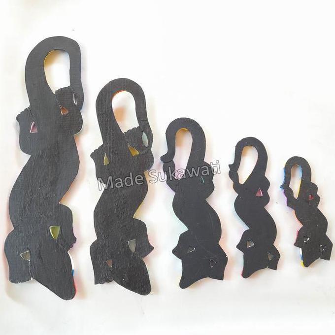 +++++] Hiasan dinding cicak tokek Gecko lukis warna abstrak Kerajinan kayu bali