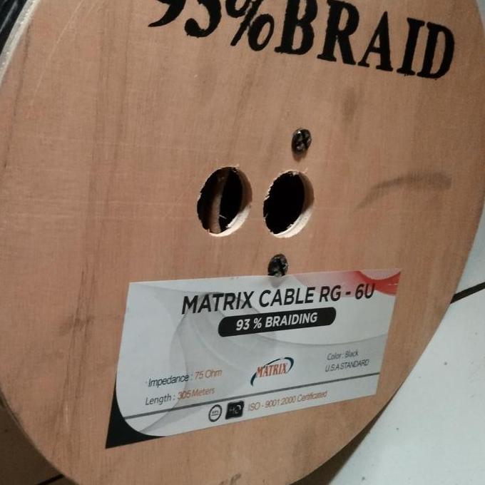 TERBARU kabel RG6 /kabel tv/kabel antena RG6 (305M) Matrix BISA GRAB