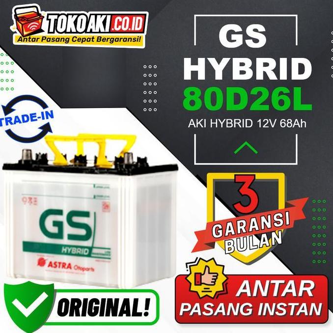 NEW GS Astra Hybrid 80D26L - 68Ah