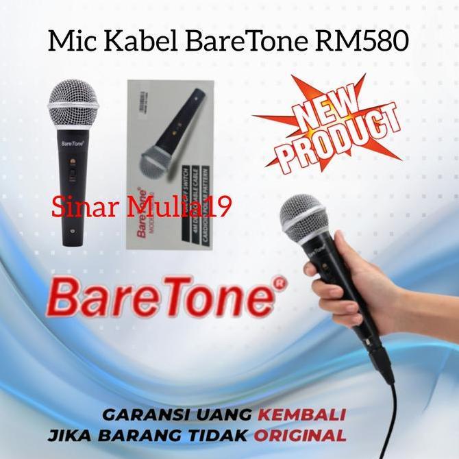 Microphone Kabel Baretone RM580 Original Mic Kabel Terbaik Original