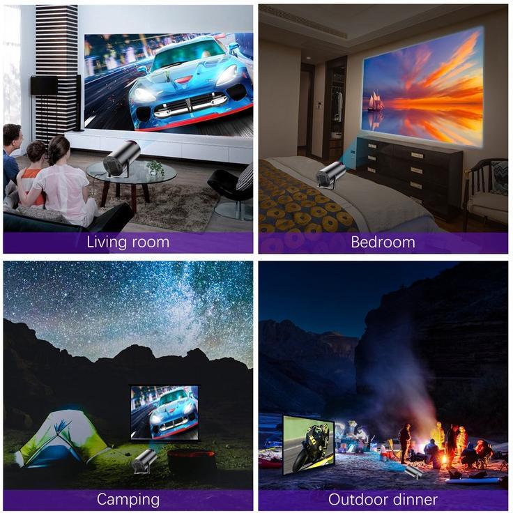 HY300 PRO Proyektor Android 11 Pintar Proyektor 4k 1080P Native Projector LCD TV Wifi Bluetooth Proy
