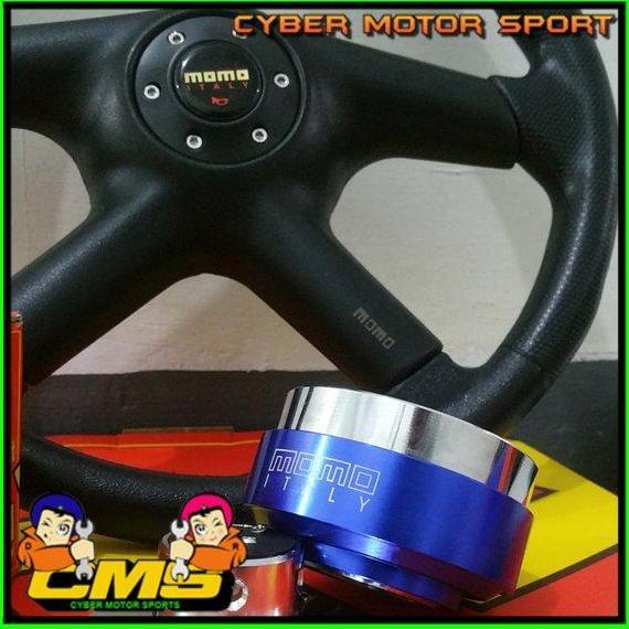 Setir racing plus boskit quickrelease universal. stir mobil plus boskit yang bisa dilepas pasang sek