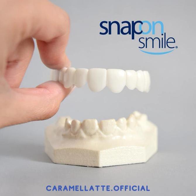 GIGI PALSU INSTAN ATAS BAWAH GIGI PALSU LEPAS PASANG VENEER SNAP ON SMILE ASLI ORIGINAL Original