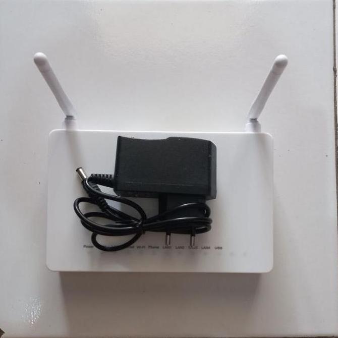 modem epon zte f450 baru + adaptor Original