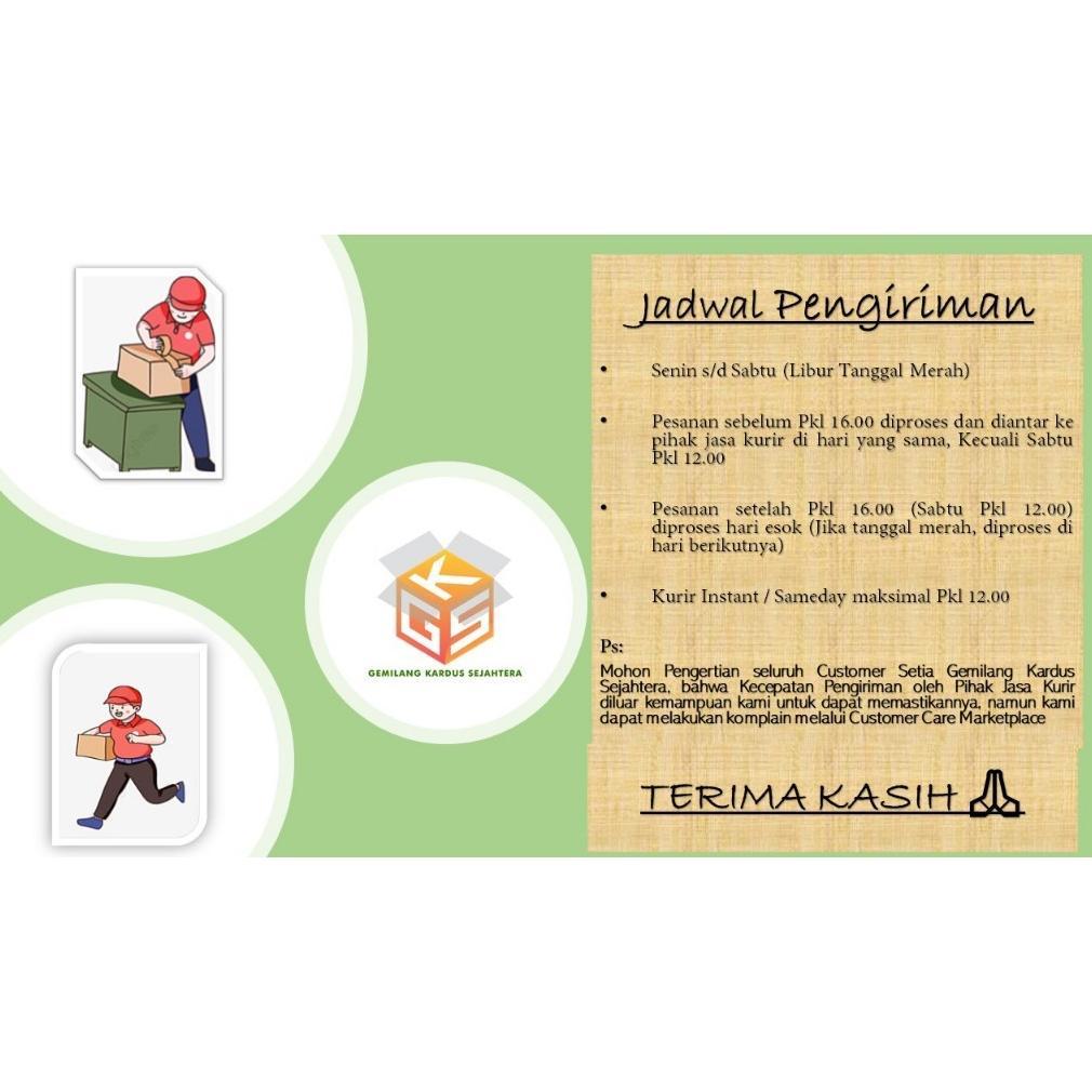 10pcs Box Natal muat 3 Toples 500gr | Box Hampers Natal | Box Hampers Christmas | Box 500GR