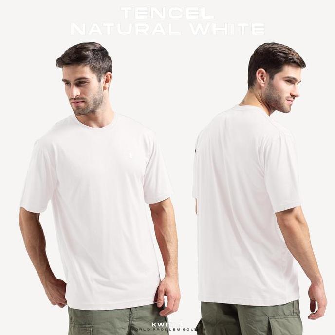 Kaos Basic Katun Tencel (TENCEL Cotton Modal) WHITE