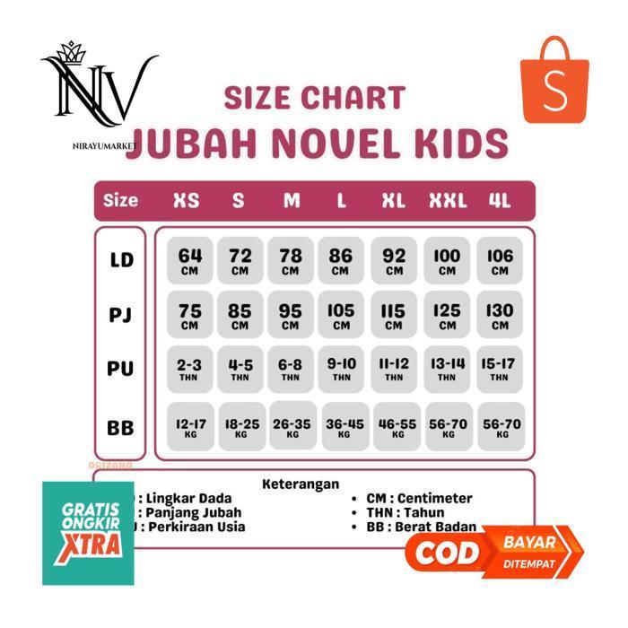 sd-67 2er-54 XD27 Jubah Gamis Anak Laki Laki Gamis Anak Cowok Jubah Novel Termurah Viral Original