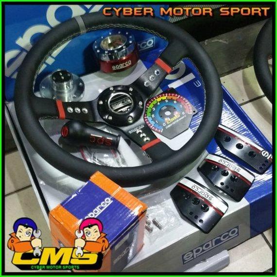 Ori Paket Modifikasi Racing interior mobil. Stir racing. Boskit lepas Original