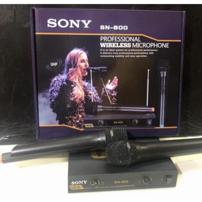 GROSIR MIC SONY SN 800 / MICROPHONE WIRELESS SONY SN-800 / MIC SONY SN Original