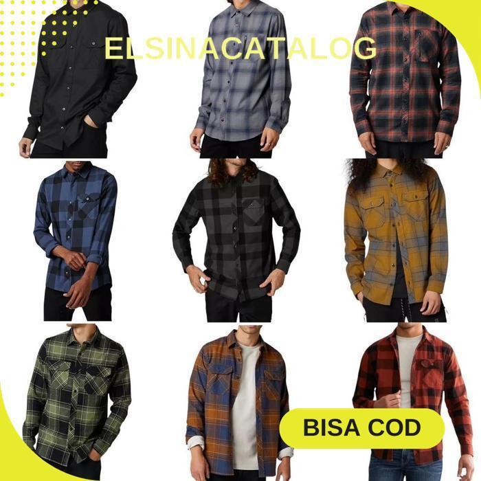 gq-68 Promo Spesial Kemeja Flannel F*X Racing Katun 100% S-2XL Termurah Berkualitas