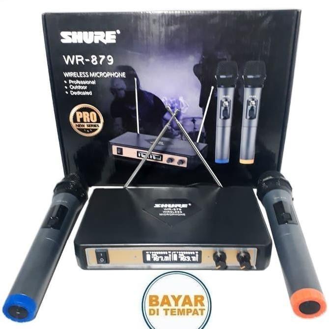 Mic Wireless Shure WR-879 Dual Handle Digital Original