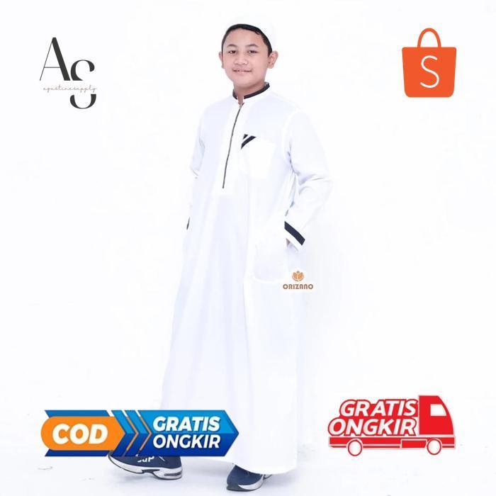 re-65 ad-77 ht-12 Jubah Anak Cowok Polos / Gamis Anak Laki - Laki Bahan Adem NOVEL Sale Berkualitas 