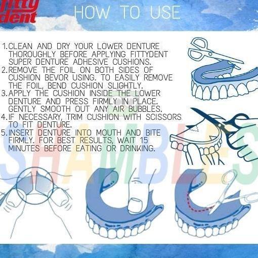 Fittydent Cushion Lem Gigi Palsu Original