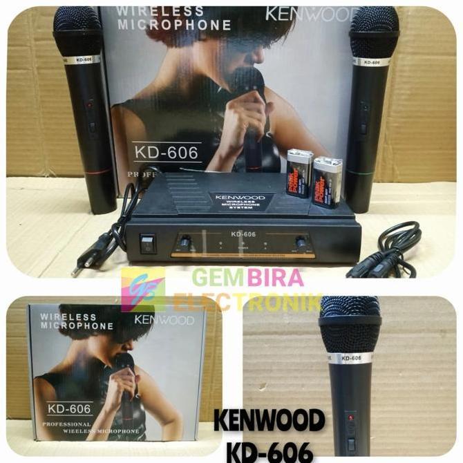 Mic Wireless KENWOOD KD 606 Dynamic Vocal Original