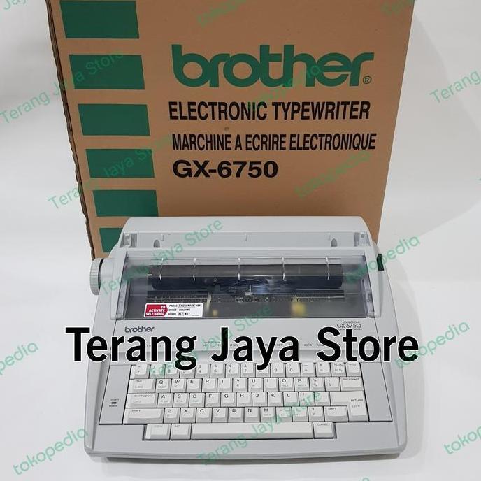 Mesin Tik Elektrik Brother GX-6750 Mesin Ketik Brother GX-6750 HAR