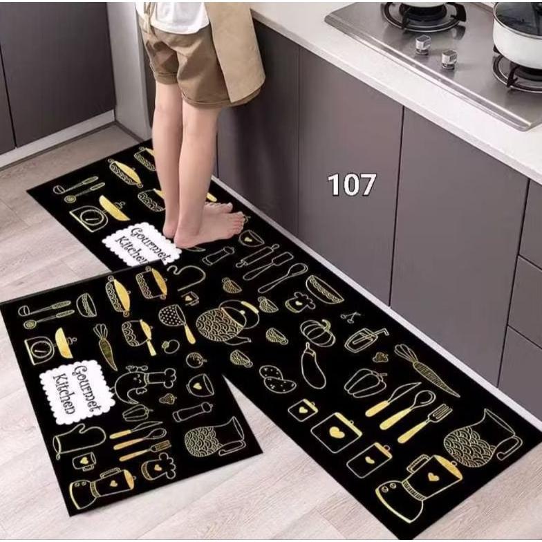 Keset Dapur minimalis/Keset Dapur 2 in 1 (SALE Mini Set) Isi 2 pcs Keset Dapur Minimalis (40 x 60 cm