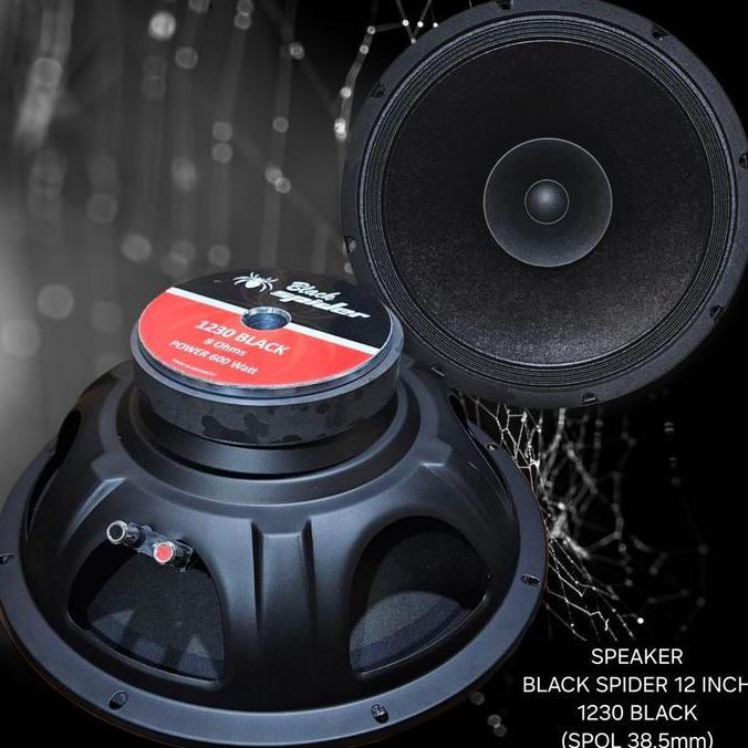 ~@~@~@~@] Speaker Black Spider 12 Inch 1230 BLACK Full Range Fullrange Original