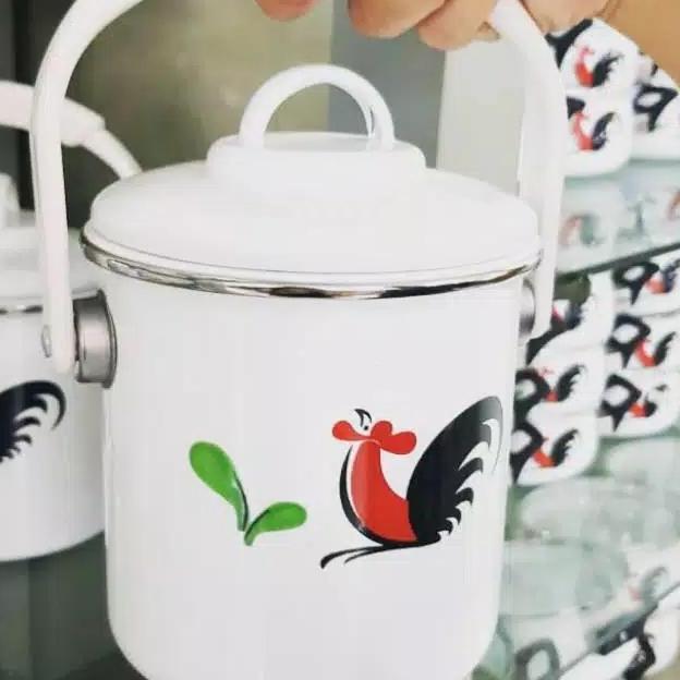 Terlaris Rantang Soto Rawon Kuah Soup Tunggal Besar Motif Ayam Jago Kukuruyuk