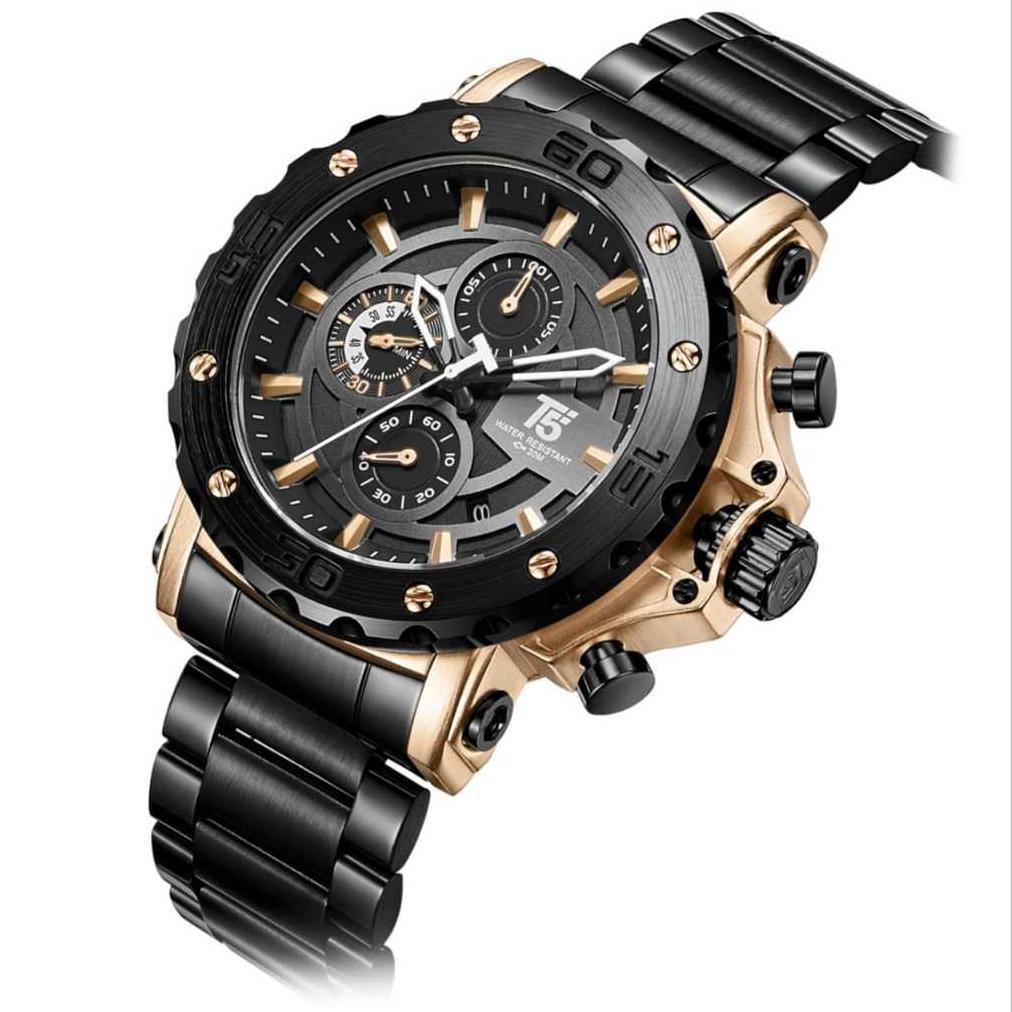 Jam Tangan Pria T5 3702 x 3805 Original 100% / Chronograph Aktif Semua Jam tangan pria
