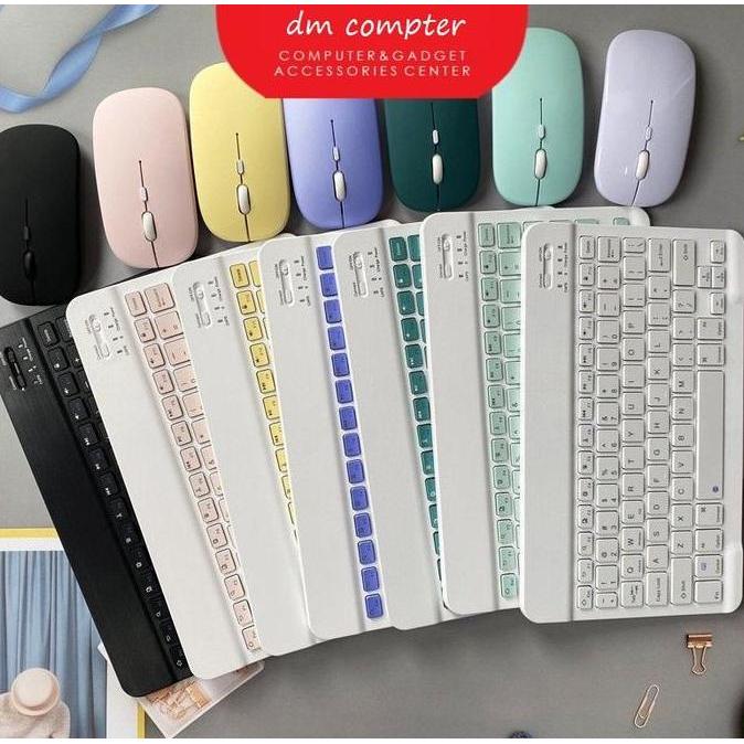 BEBAS ONGKIR - Keyboard Mouse Bluetooth iPad Android Bluetooth Keyboard Mouse KB-02 -