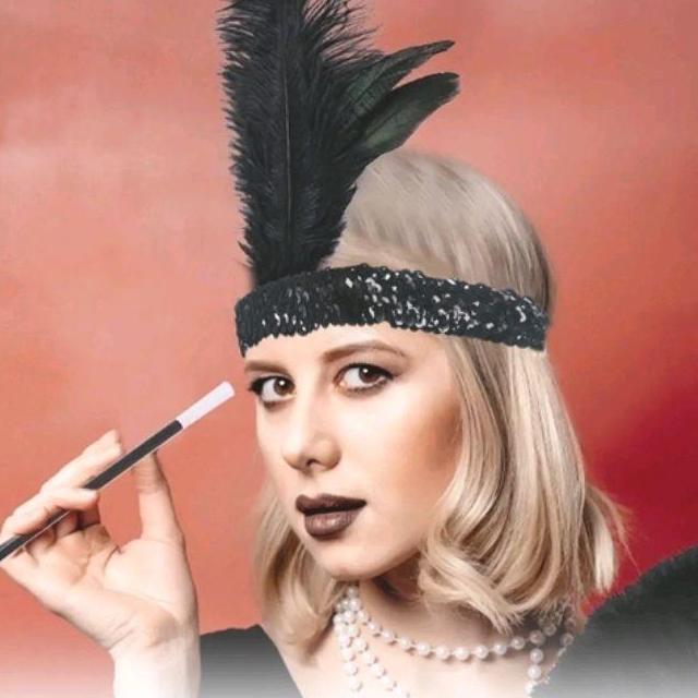 (:(:(:(] Ikatan Bulu Di Kepala/Hiasan Kepala Bulu Ayam Hiasan