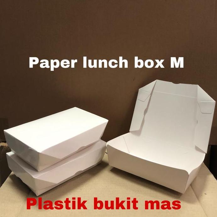 paper lunch box m / paper lunch box food grade size M
