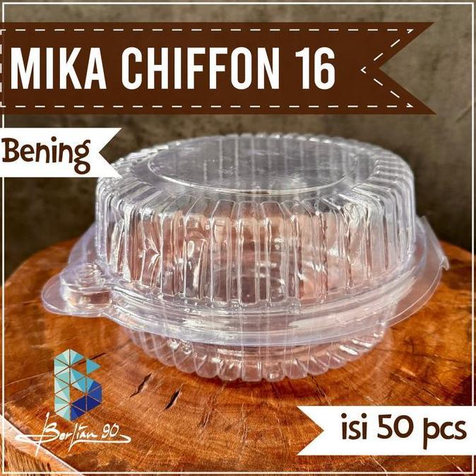 ( ISI 50 ) Mika Chiffon Bulat / Mika Bolu Bulat / Mika Sifon Bolu Bulat / Sifon Cake