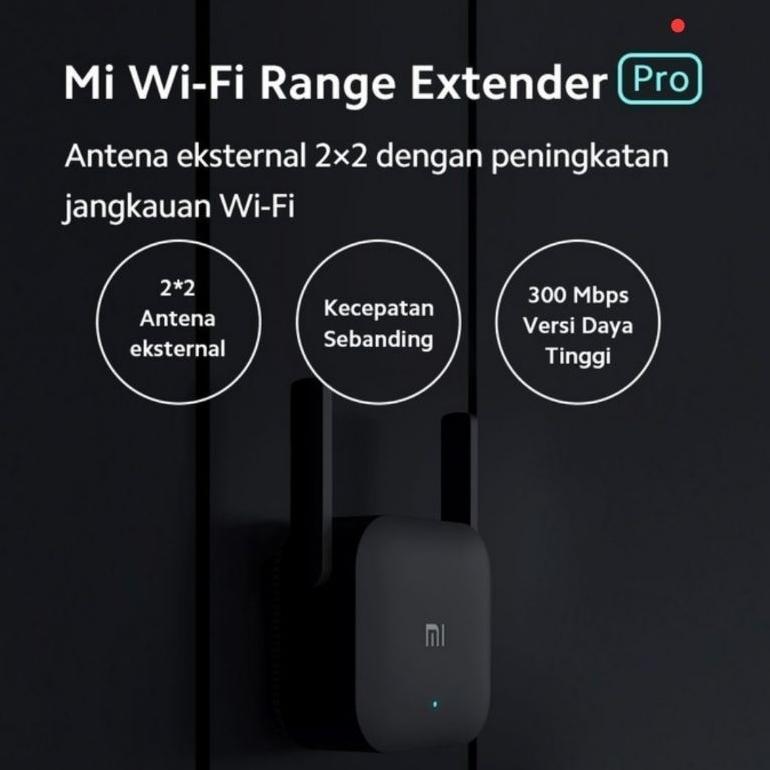 Xiaomi Wifi Extender Pro Repeater 300Mbps Penguat Signal