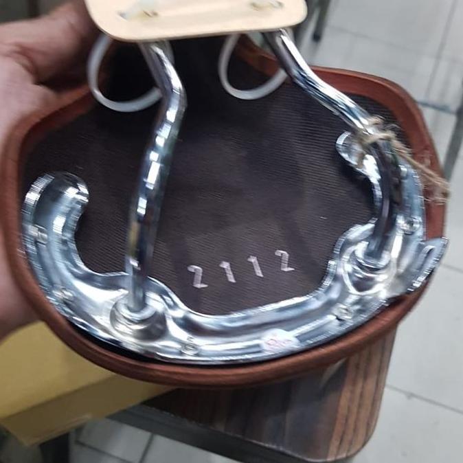 Gyes Saddle Kulit Gs 06 Brown Cromoly