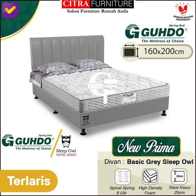Guhdo Springbed New Prima 160x200x25 - Full set | Gudho Spring bed