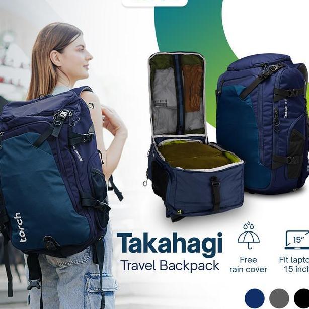 Torch Ransel Punggung 40 Liter Travelling Travel Bapa Takahagi