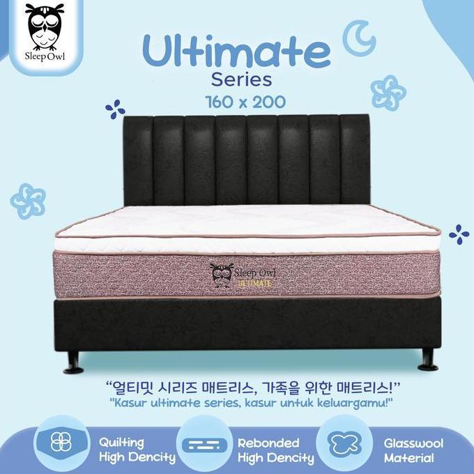 SLEEP OWL SPRINGBED Spring Bed Matras Ultimate 160 x 200 Full Set