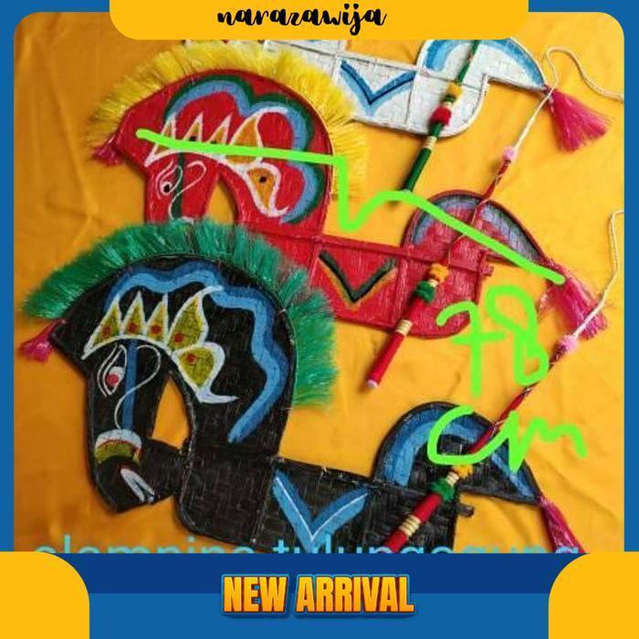 [Drs] Kuda Lumping Jaranan Anak Tk Jaranan Anak Kecil Kaos Reog Bujang Ganong Udeng Paket Komplit Ja