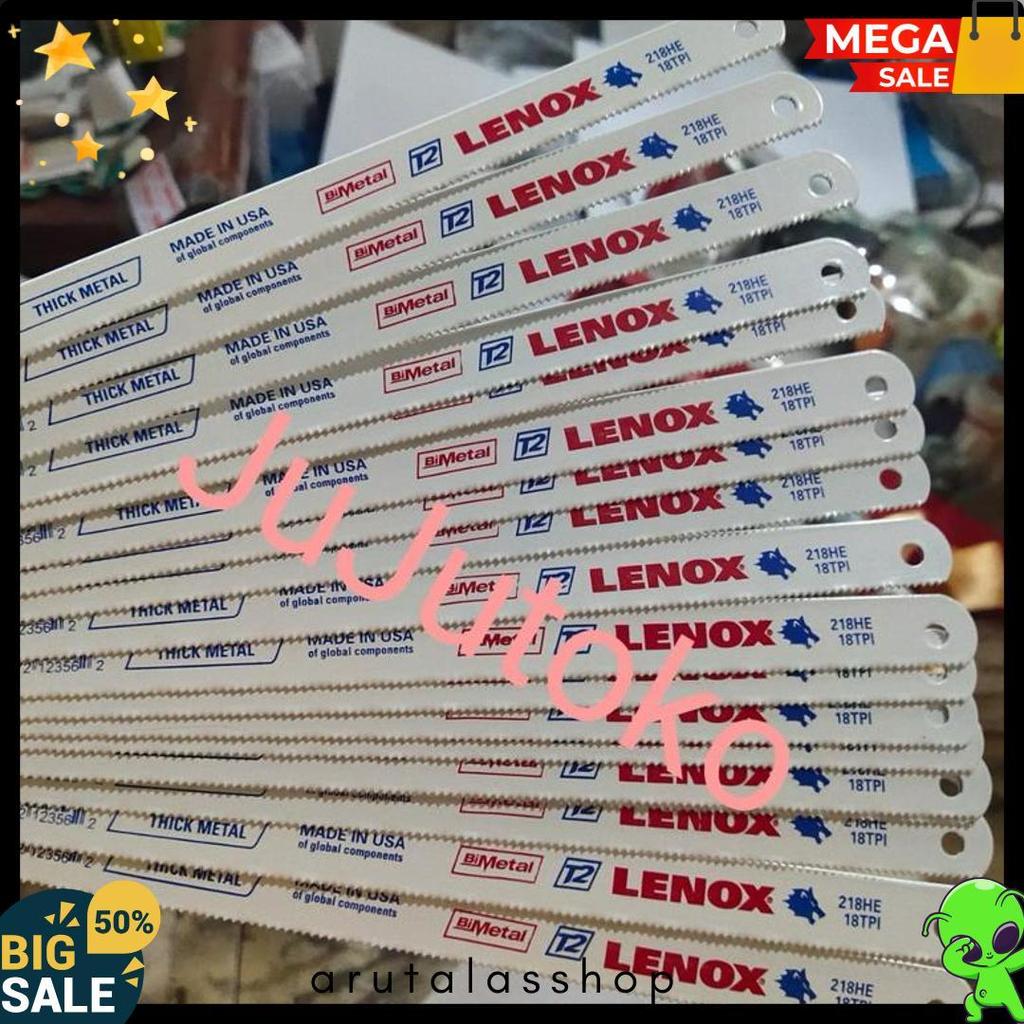 Lagi Diskon Nih Lenox Mata Gergaji Besi Lenox 12" 18T(Kasar) Made In Usa Untuk Alat Gergaji Manual R