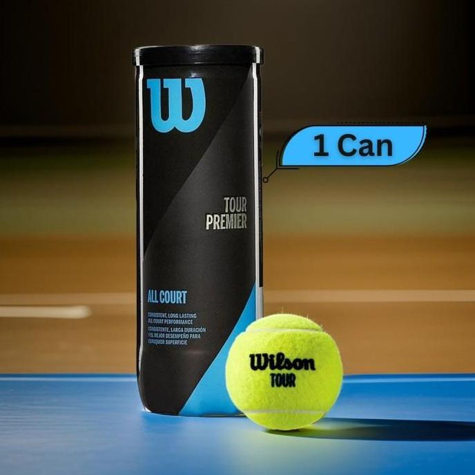 Bola Tenis Wilson TOUR PREMIER / Wilson Tennis Ball Tour Premier All Court / Bola Tenis Wilson All C