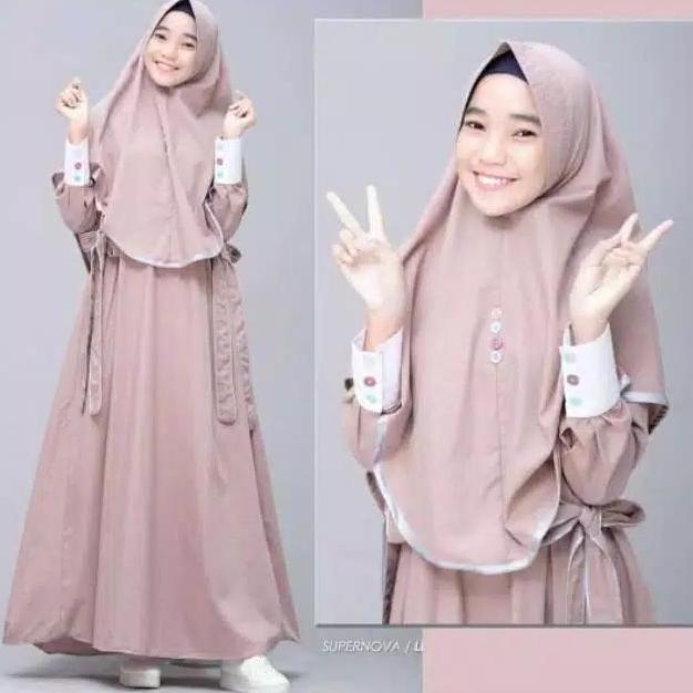 Promo BUSANA MUSLIM ANAK CEWEK GAMIS BAJU MUSLIM ANAK TANGGUNG PESTA SYARI COD