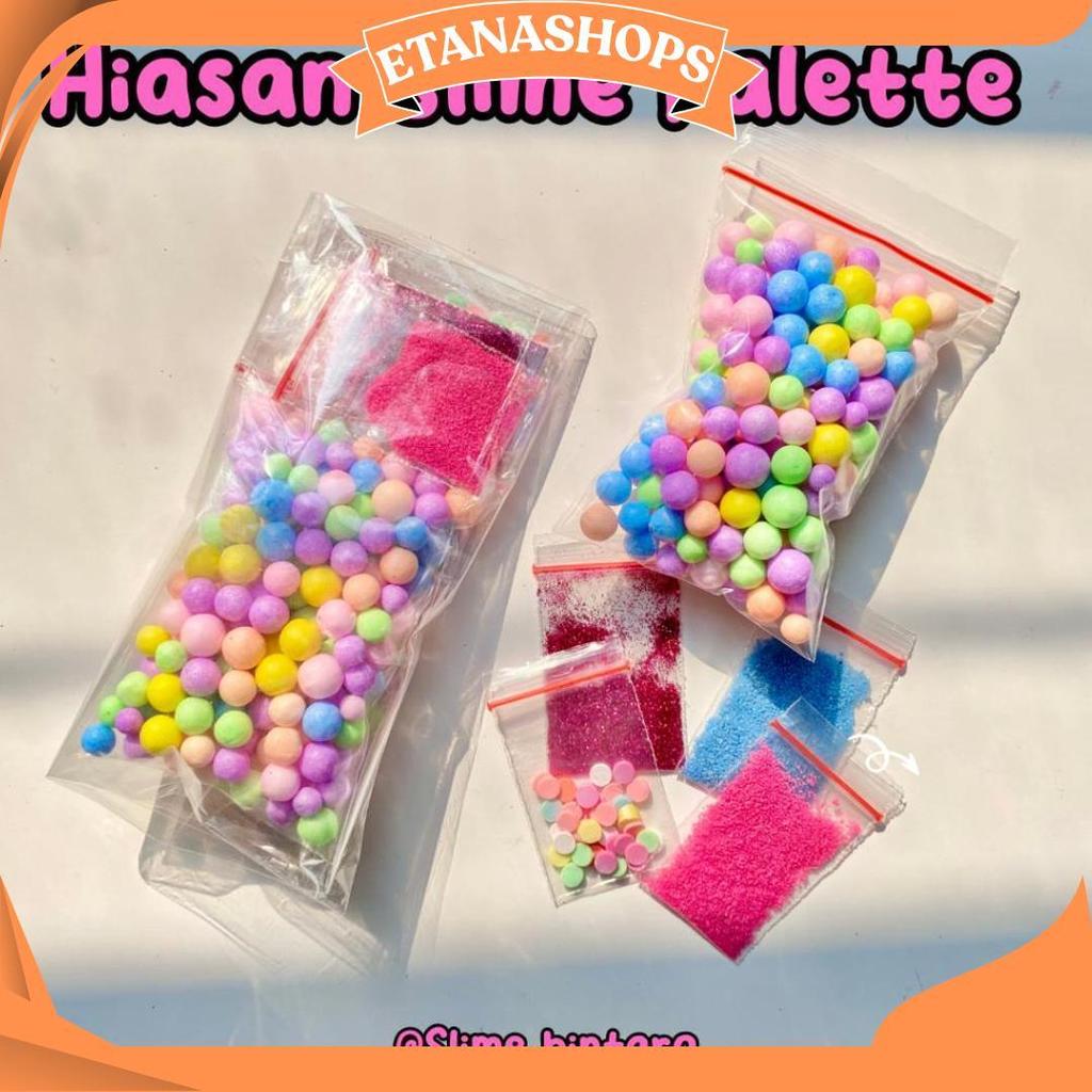 Hiasan Tambahan Slime Palette By Slime Bintaro || Hiasan Slime Palette || Hiasan Slime Lucu Dan Bagu