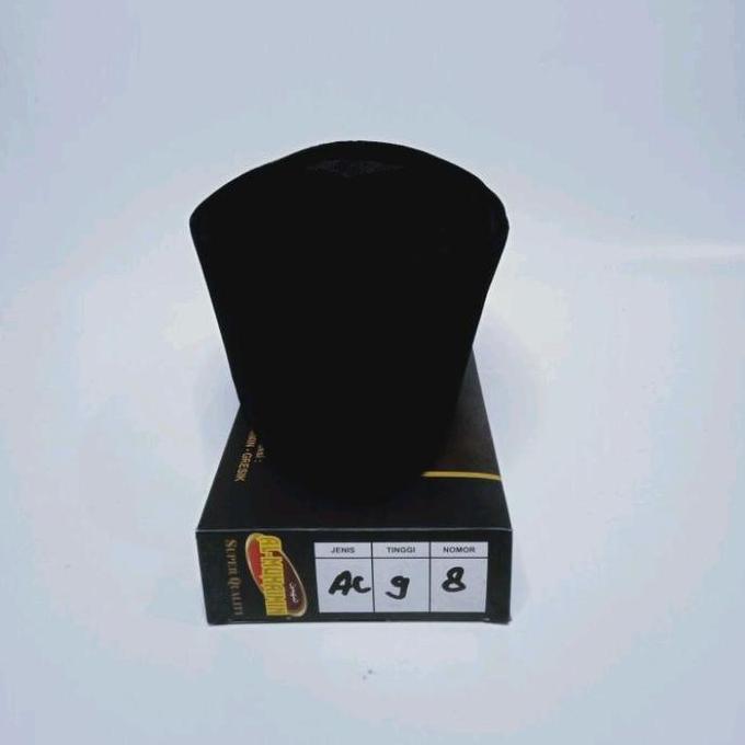 Promo peci hitam polos Al Muhaimin COD