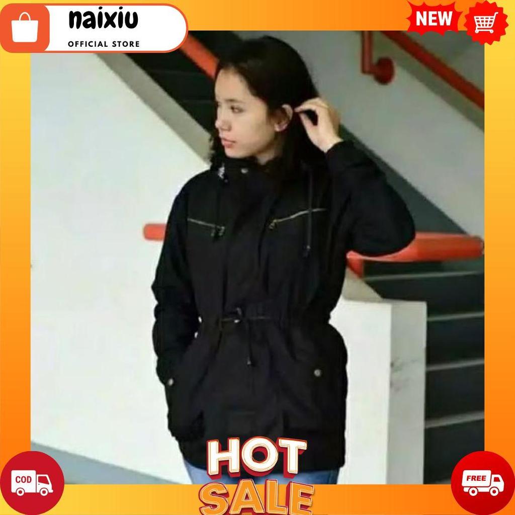 JAKET CANVAS / JAKET PARKA WANITA / JAKET OUTERWEAR TERBARU COD[B2][B1]